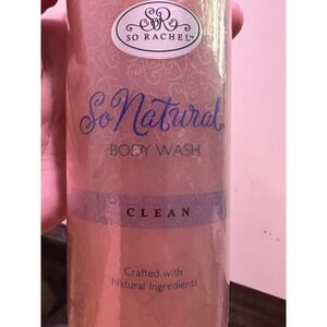 So Natural Body Wash Clean 12 oz 355 ml Crafted With Natural Ingredients